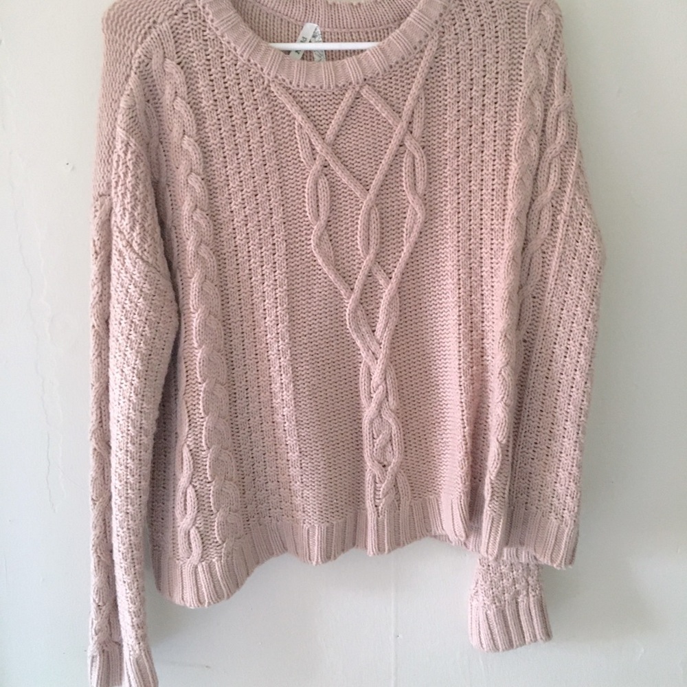 Pink blush sweater